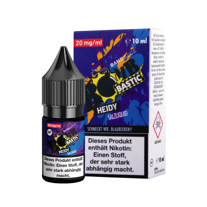 Bang Juice - BOMBBASTIC - Heidy - 10 ml Nikotinsalz Liquid 