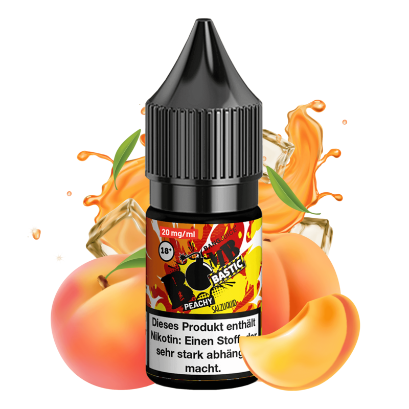Bang Juice - BOMBBASTIC - Peachy - 10 ml Nikotinsalz Liquid