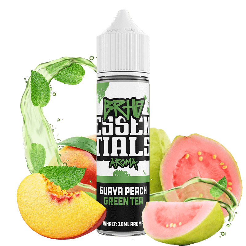 Barehead Aroma - Essentials - Guava Peach Green Tea - 10 ml Longfill