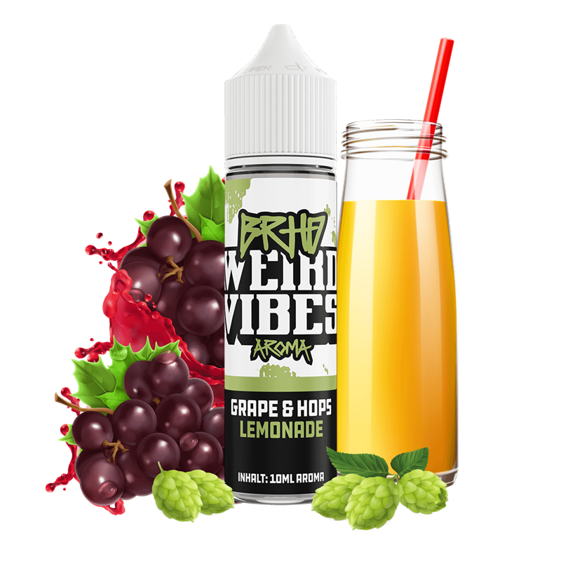 Barehead Aroma - Weird Vibes - Grape & Hops Lemonade - 10 ml Longfill