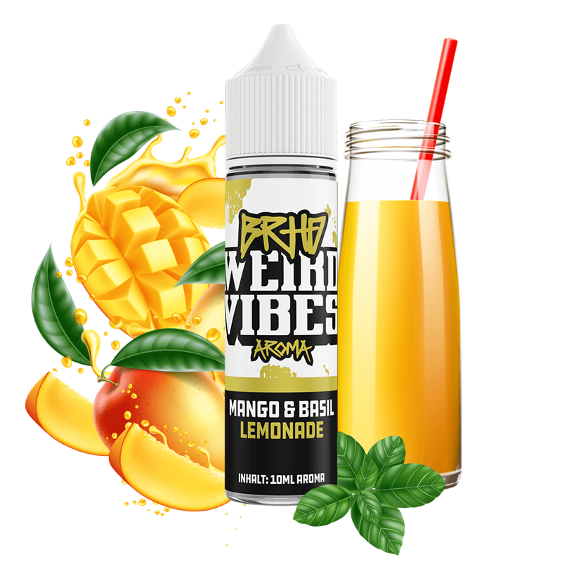 Barehead Aroma - Weird Vibes - Mango & Basil Lemonade - 10 ml Longfill