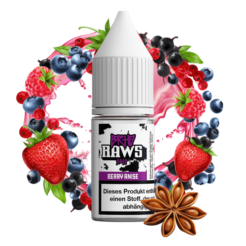 Barehead - RAWS - Berry Anise - 10 ml Hybrid-Nikotinsalz Liquid