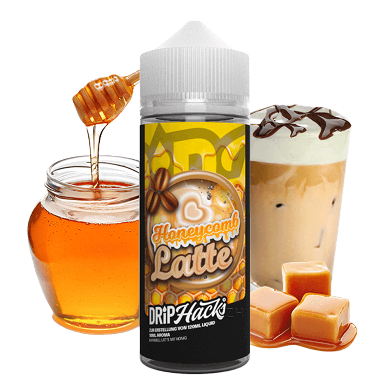 Drip Hacks Aroma - Honeycomb Latte - 10 ml Longfill