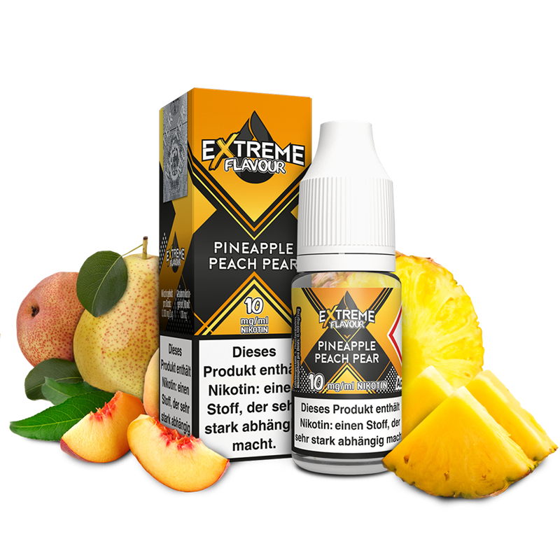 Extreme Flavour - Pineapple Peach Pear - 10 ml Hybrid-Nikotinsalz Liquid