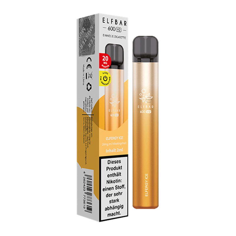 ELF Bar 600 CP V2 - Elfstorm Ice - Einweg E-Zigarette 
