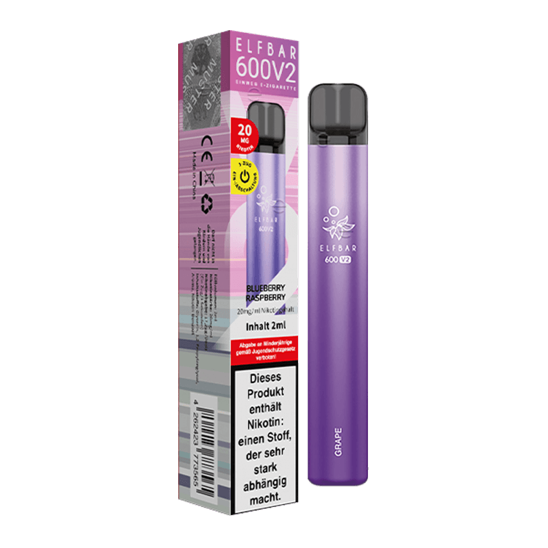 ELF Bar 600 CP V2 - Grape - Einweg E-Zigarette 