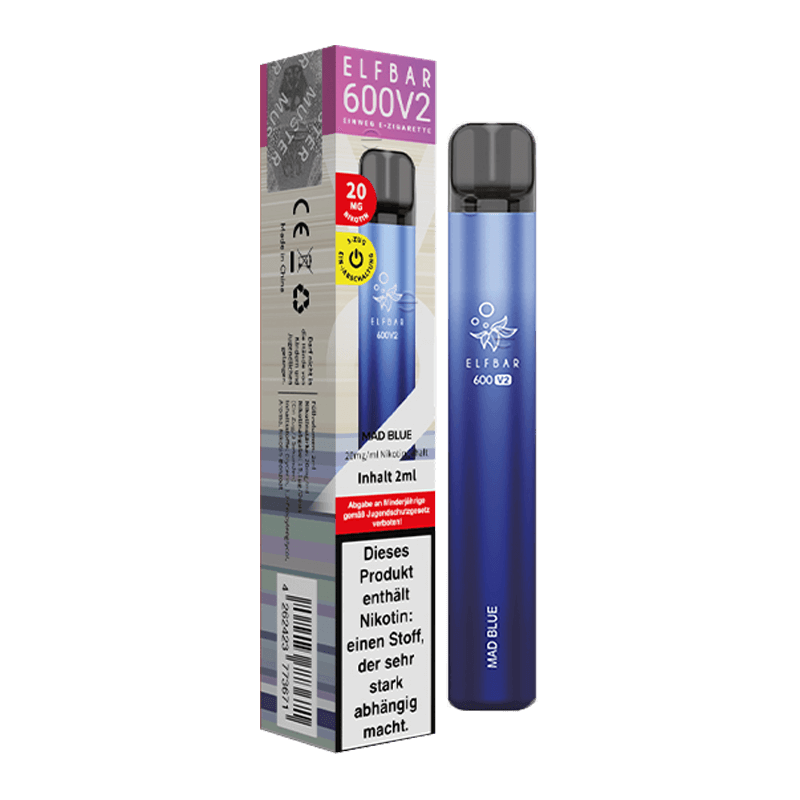 ELF Bar 600 CP V2 - Mad Blue - Einweg E-Zigarette 