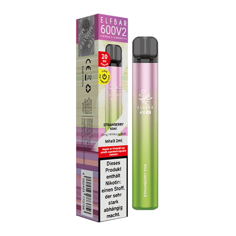 ELF Bar 600 CP V2 - Strawberry Kiwi - Einweg E-Zigarette 