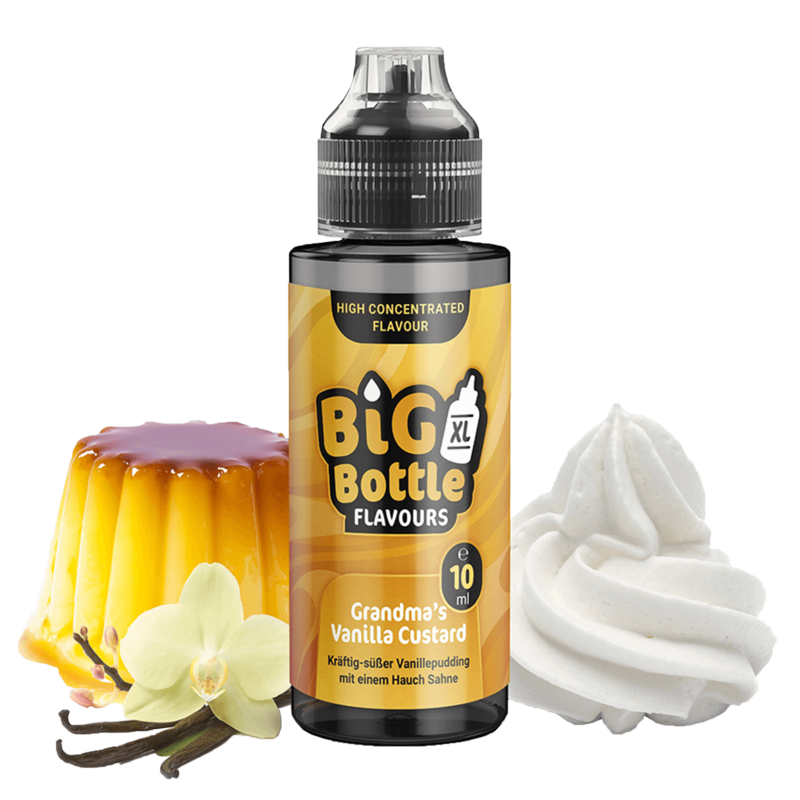 Big Bottle Aroma - Grandma's Vanilla Custard - 10 ml Longfill