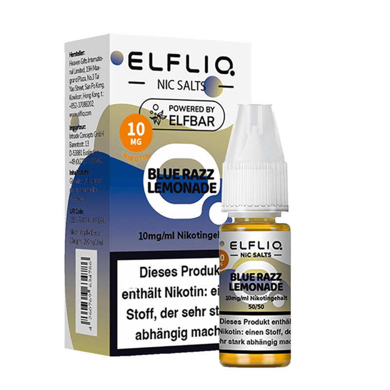 ELF Bar Elfliq - Blue Razz Lemonade - 10 ml Nikotinsalz 