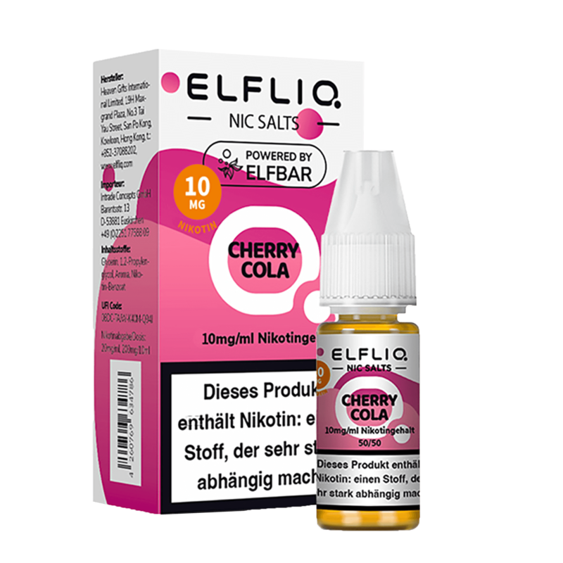 ELF Bar Elfliq - Cherry Cola - 10 ml Nikotinsalz 