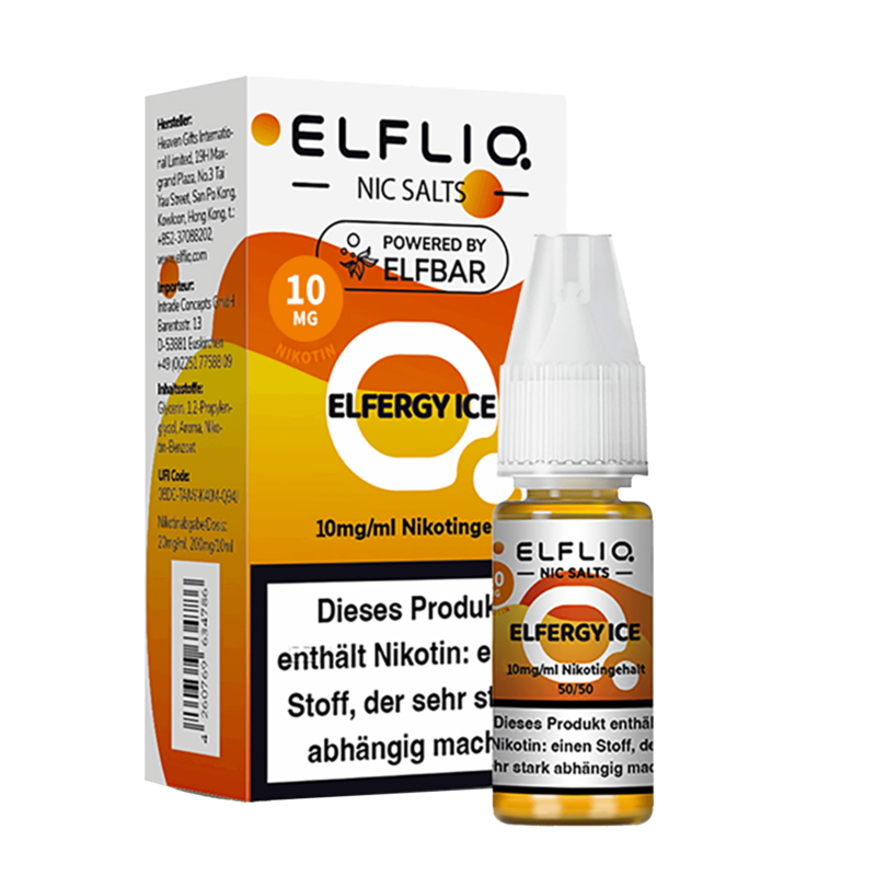 ELF Bar Elfliq - Elfergy Ice - 10 ml Nikotinsalz 