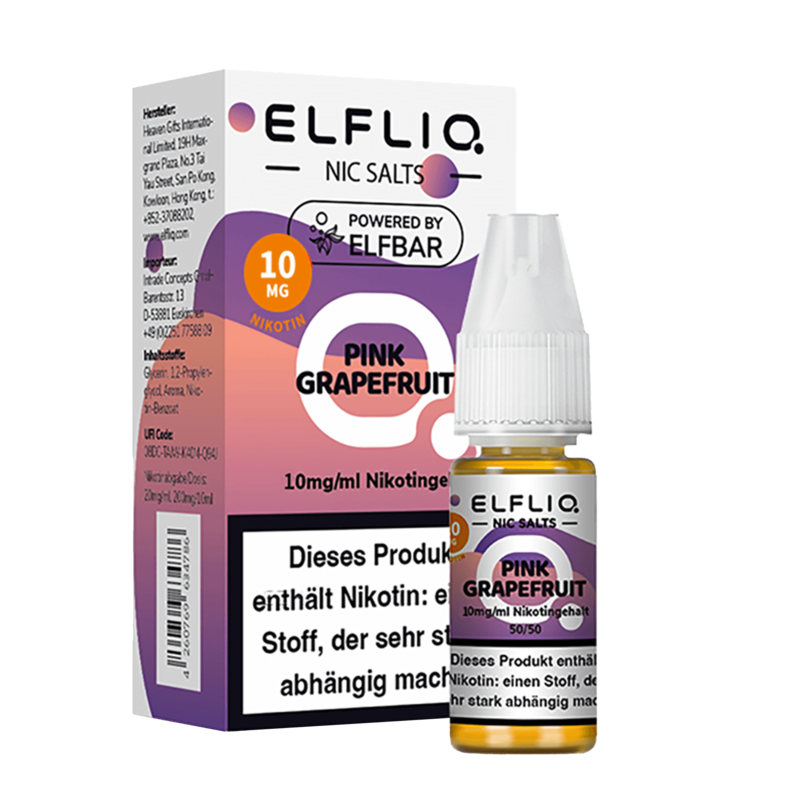 ELF Bar Elfliq - Pink Grapefruit - 10 ml Nikotinsalz 