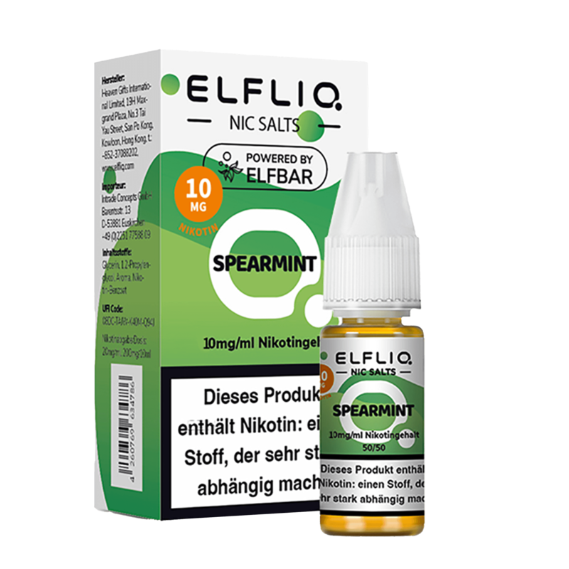 ELF Bar Elfliq - Spearmint - 10 ml Nikotinsalz 