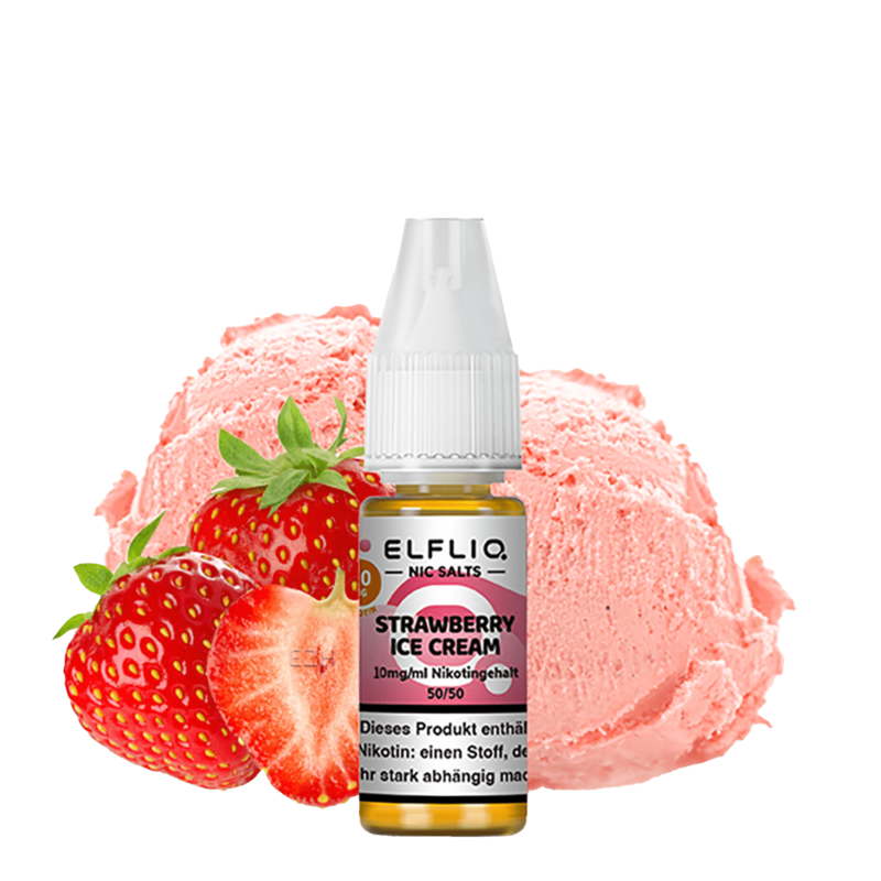ELF Bar Elfliq - Strawberry Ice Cream - 10 ml Nikotinsalz