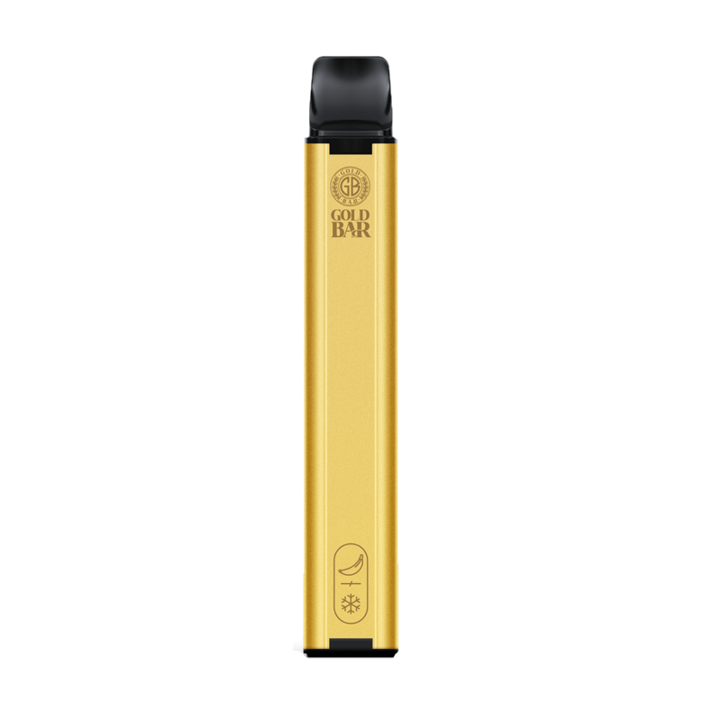 Vape Gold - Gold BAR 600 - Banana Ice - Einweg E-Zigarette 