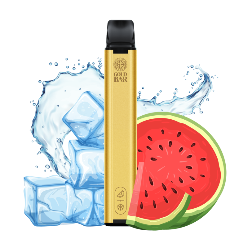 Vape Gold - Gold BAR 600 - Watermelon Ice - Einweg E-Zigarette