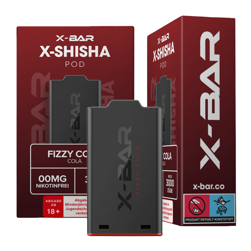 X-Bar X-Shisha - Fizzy Cola Pod - 1er Pack 