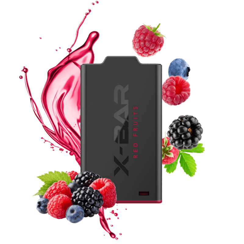 X-Bar X-Shisha - Red Fruits Pod - 1er Pack