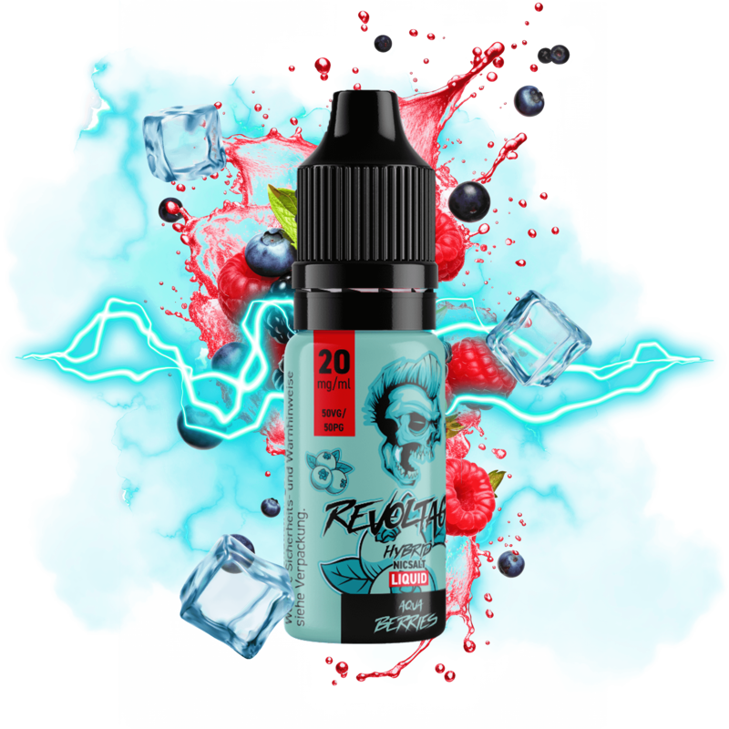 Revoltage - Aqua Berries - 10 ml Hybrid-Nikotinsalz Liquid