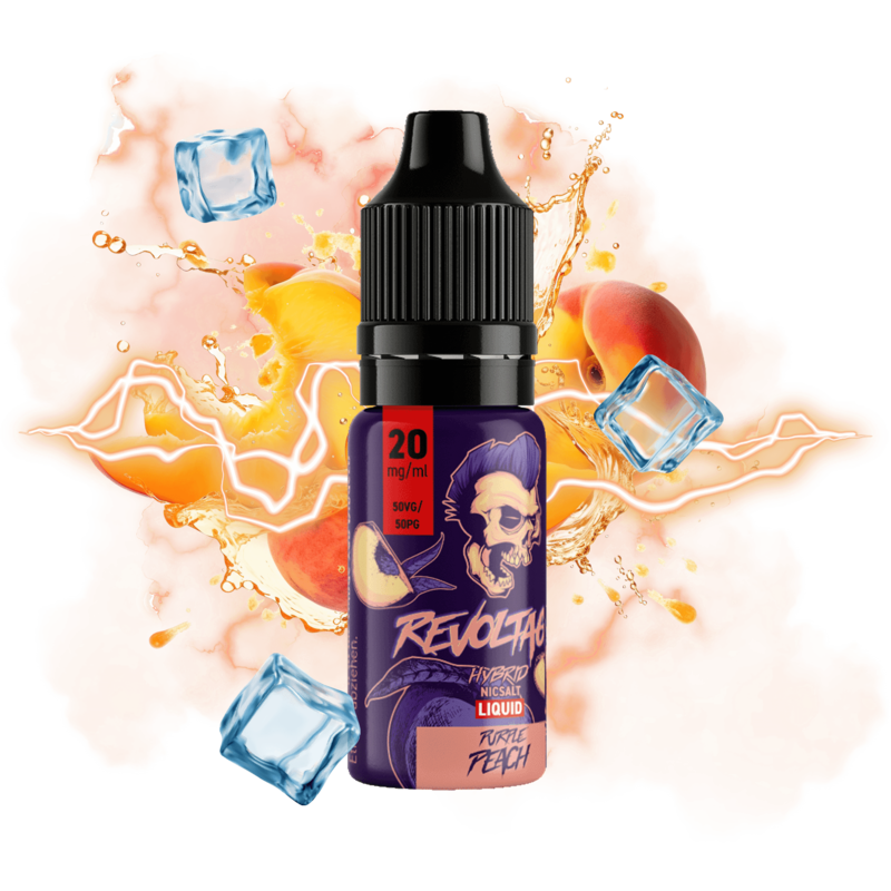 Revoltage - Purple Peach - 10 ml Hybrid-Nikotinsalz Liquid