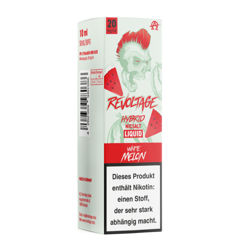 Revoltage - White Melon - 10 ml Hybrid-Nikotinsalz Liquid 
