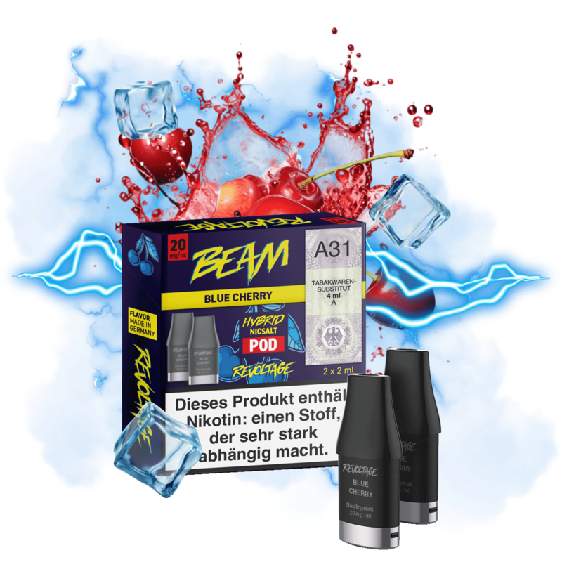 Revoltage Beam Dual - Blue Cherry Pod - 2er Pack