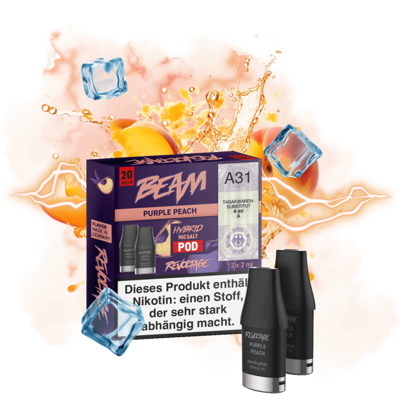 Revoltage Beam Dual - Purple Peach Pod - 2er Pack