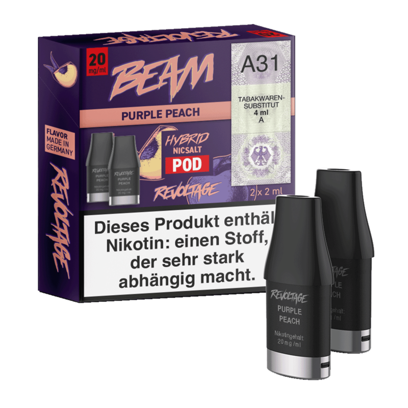 Revoltage Beam Dual - Purple Peach Pod - 2er Pack 