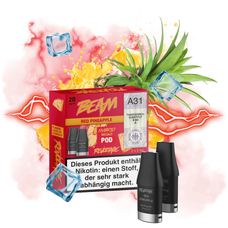 Revoltage Beam Dual - Red Pineapple Pod - 2er Pack