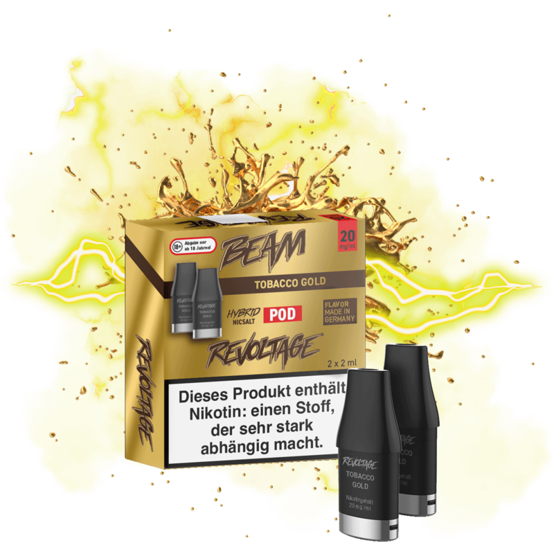 Revoltage Beam Dual - Tobacco Gold Pod - 2er Pack