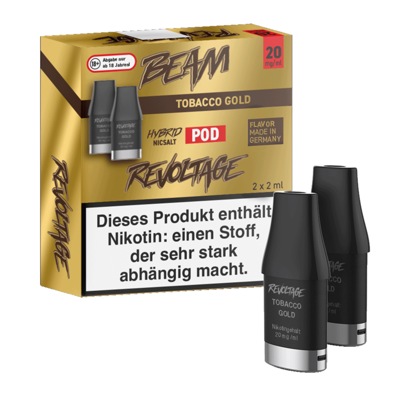 Revoltage Beam Dual - Tobacco Gold Pod - 2er Pack 