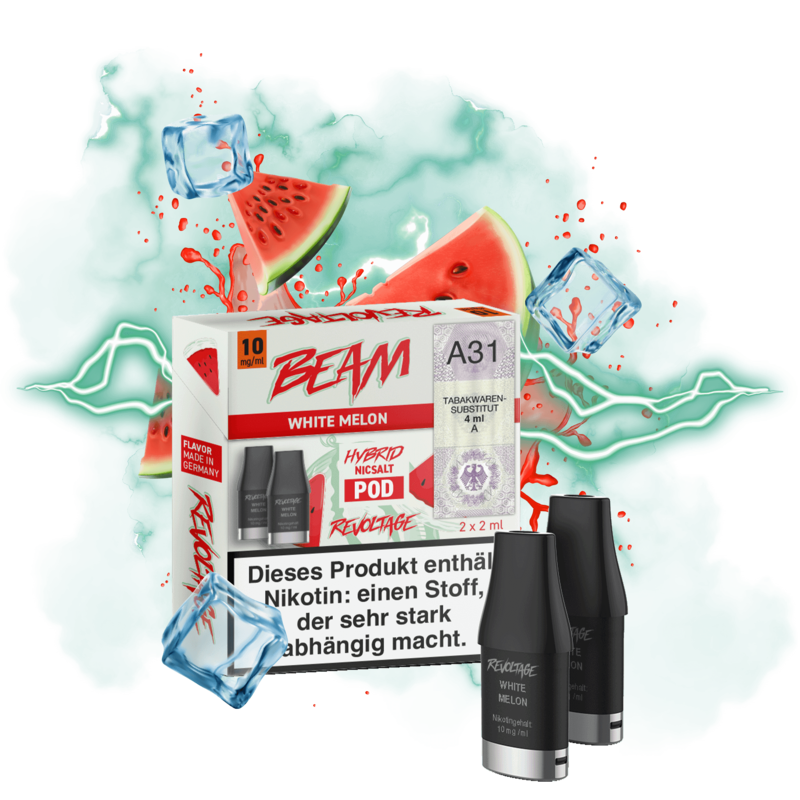 Revoltage Beam Dual - White Melon Pod - 2er Pack