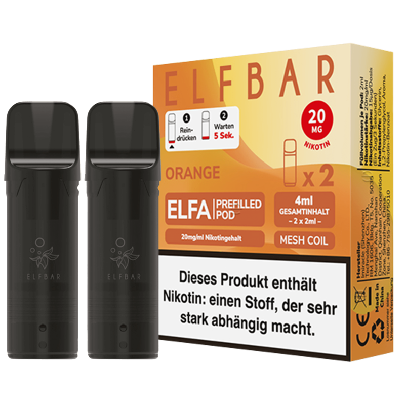 ELF Bar ELFA - Orange Pod - 2er Pack