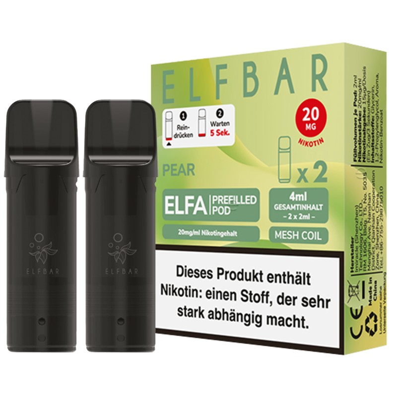 ELF Bar ELFA - Pear Pod - 2er Pack
