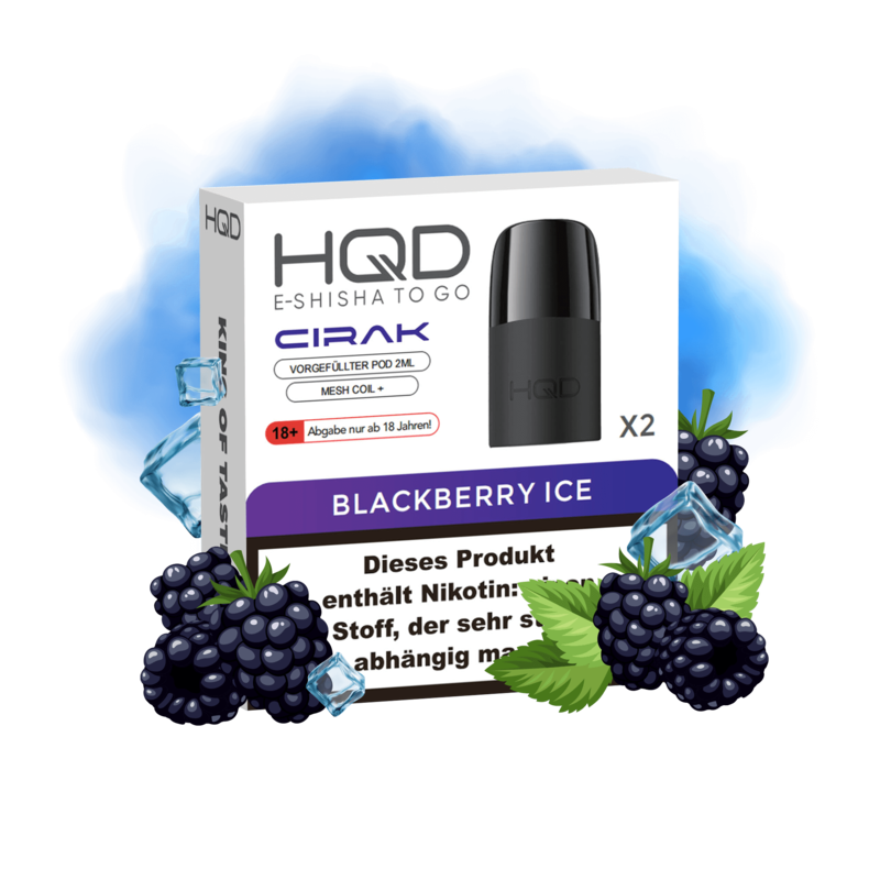 HQD Cirak - Blackberry Ice Pod - 2er Pack