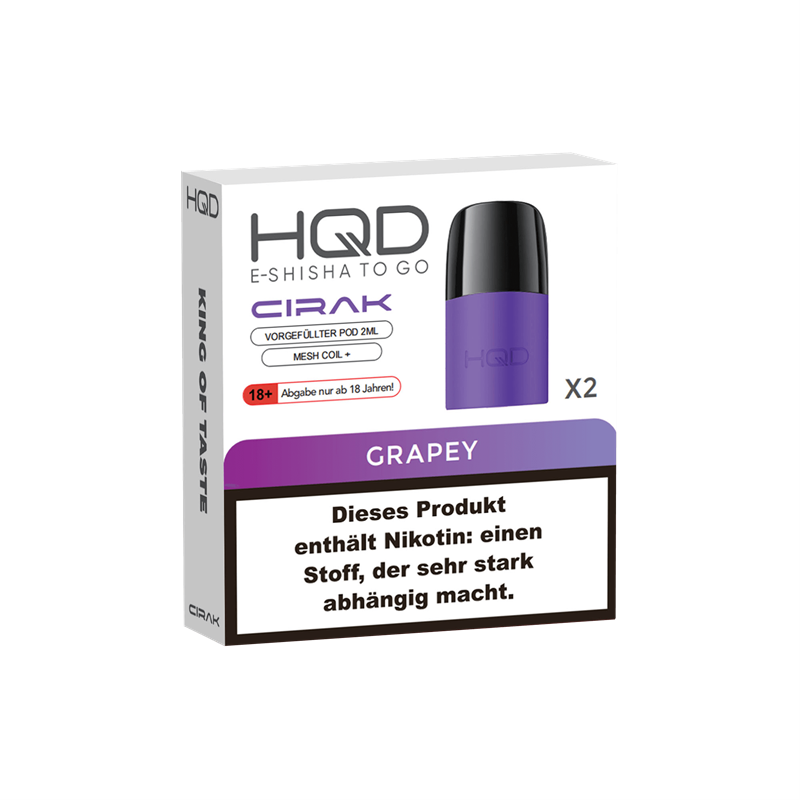 HQD Cirak - Grapey Pod - 2er Pack 