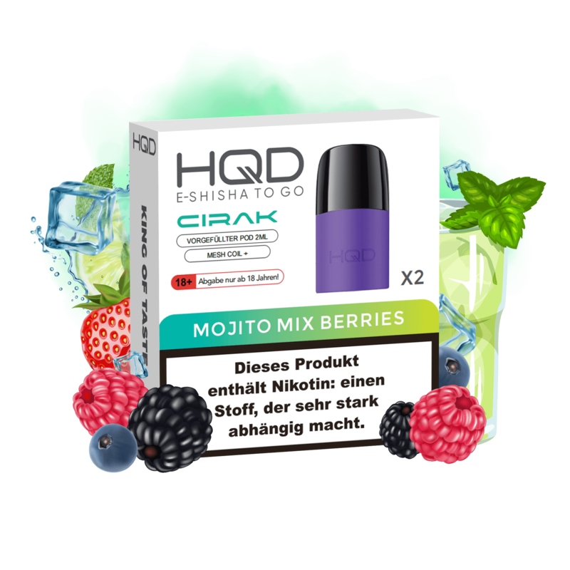 HQD Cirak - Mojito Mix Berries Pod - 2er Pack