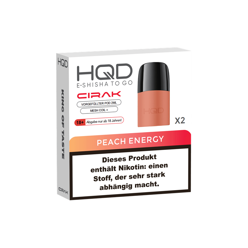 HQD Cirak - Peach Energy Pod - 2er Pack 