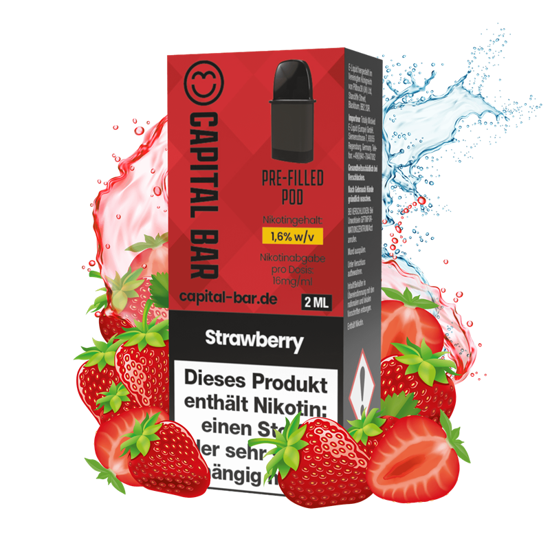 Capital BAR - Strawberry Pod - 1er Pack