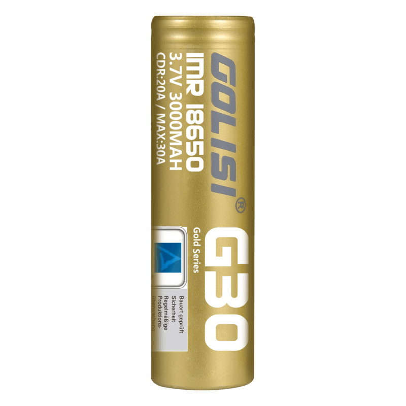 Golisi G30 - 18650er Akku - 3000 mAh - 1er Pack 