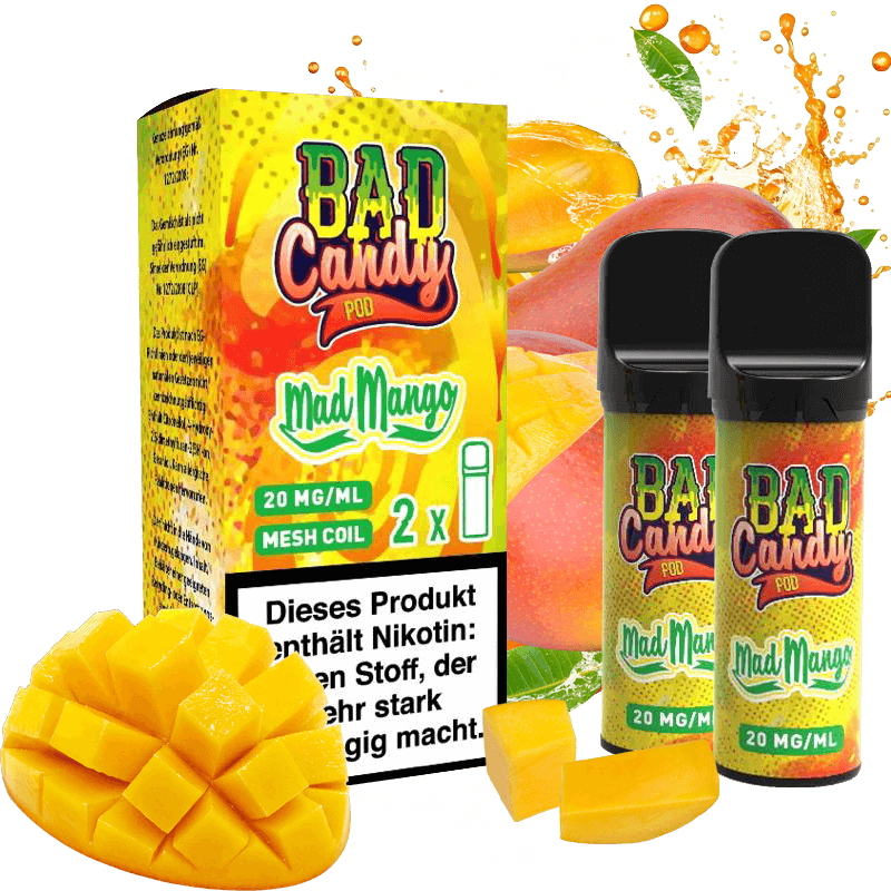 Bad Candy Pod2Go - Mad Mango Pod - 2er Pack