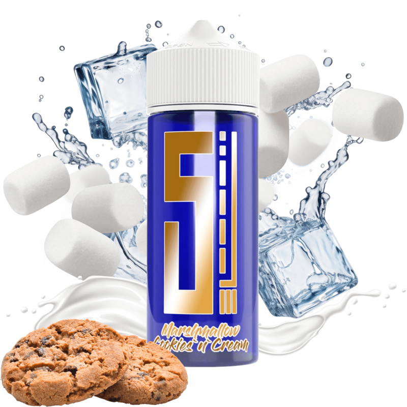 5EL Aroma - Blue Marshmallow Cookie N Cream - 10 ml Longfill