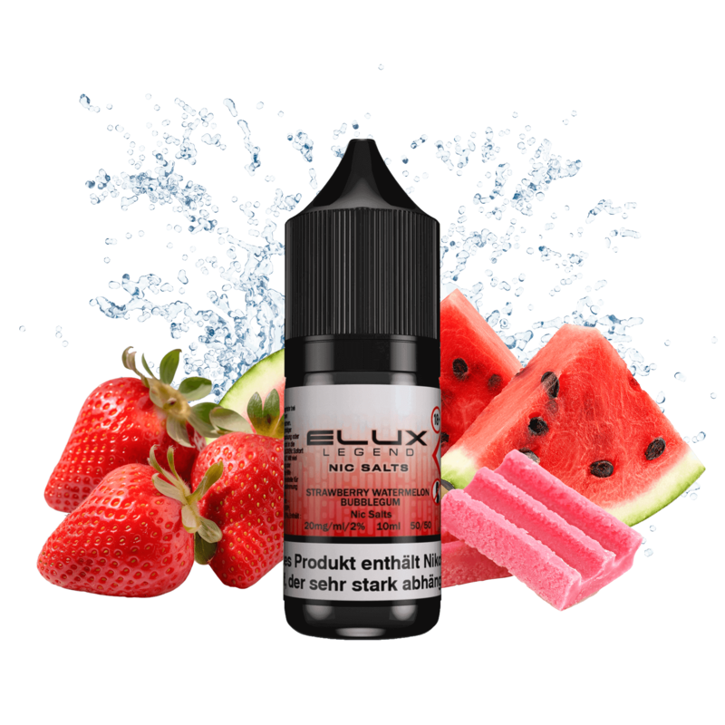Elux Legend - Strawberry Watermelon Bubblegum - 10 ml Nikotinsalz Liquid