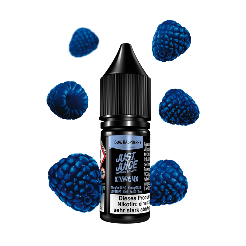 Just Juice - Blue Raspberry - 10 ml Nikotinsalz Liquid