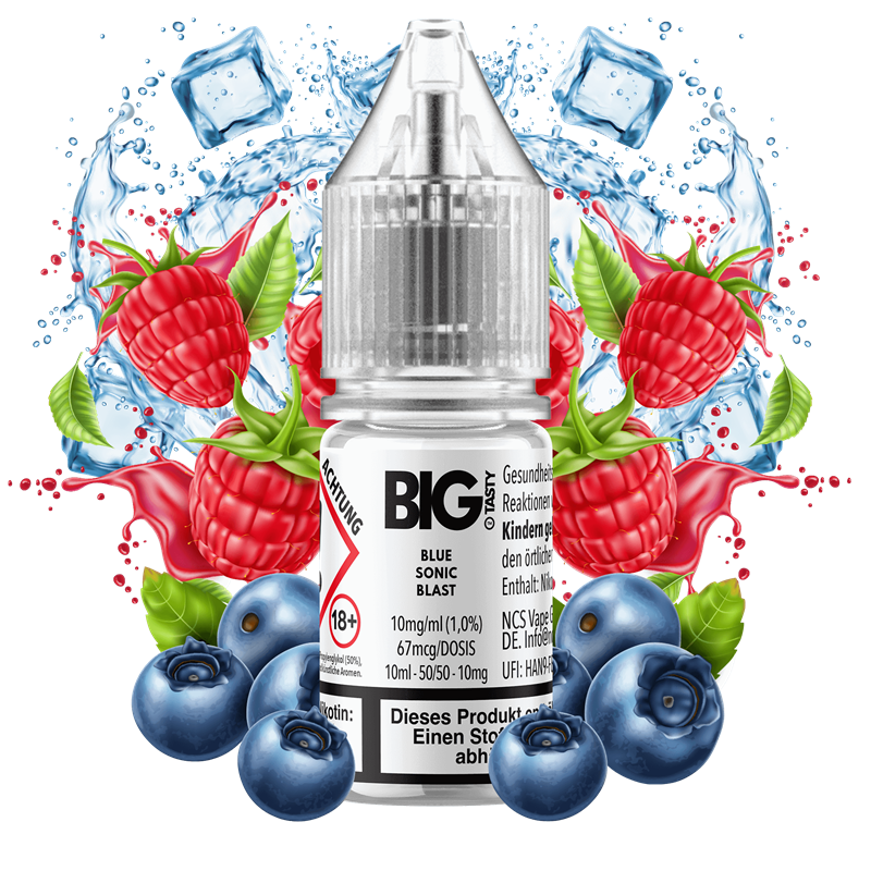 Big Tasty Blast Serie - Blue Sonic Blast - 10 ml Nikotinsalz Liquid