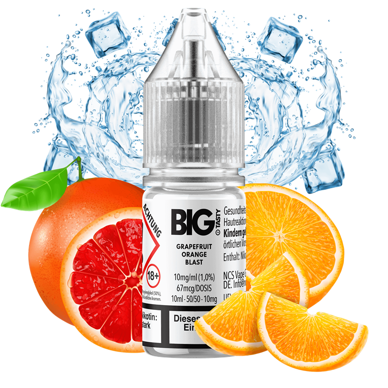 Big Tasty Blast Serie - Grapefruit Orange Blast - 10 ml Nikotinsalz Liquid