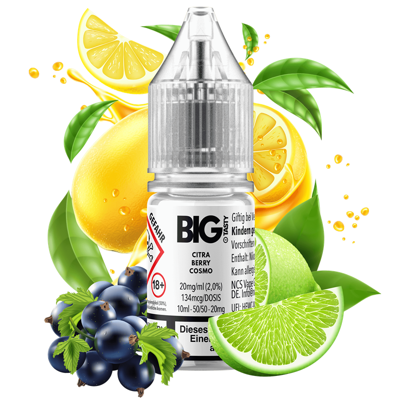 Big Tasty Juiced Serie - Citra Berry Cosmo - 10 ml Nikotinsalz Liquid