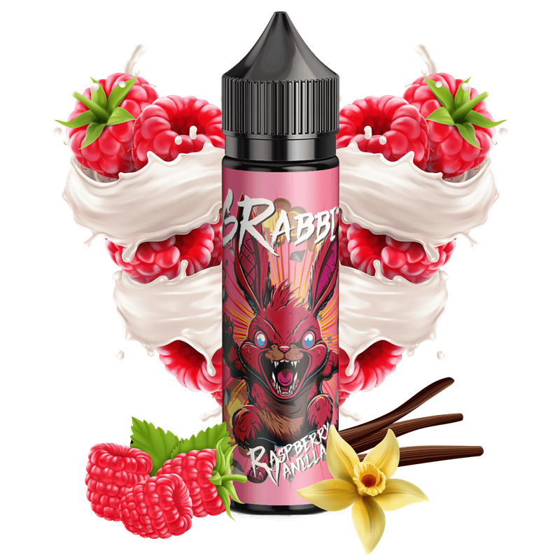 6Rabbits Aroma - Raspberry Vanilla - 10 ml Longfill