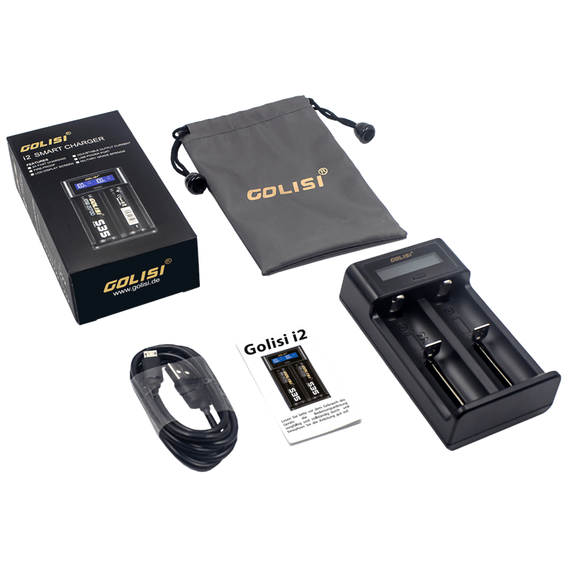 Golisi I2 - Ladegert Intelligent fr 2 Akkuzellen 